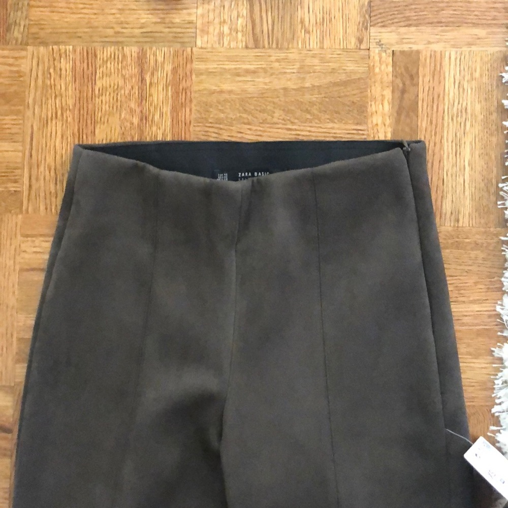 Zara faux suede pant